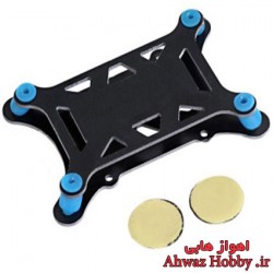 پایه لرزشگیر آنتی شوک فیبرکربن بزرگ مخصوص نصب فلایت کنترلر و دوربین FPV و اسپرت کمرا