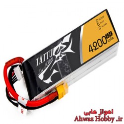 باتری 3 سل 11.1 ولت 4200 ميلي آمپر 35C ساخت Tattu
