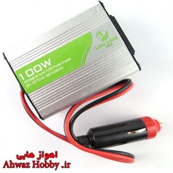 پاور اینورتر 100 وات تبدیل برق 12 ولت خودرو به 220 ولت شهری به همراه خروجی USB