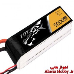 باتری Tattu لیتیوم پلیمر 4 سل - 5000mah و دیس شارژ 35C