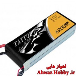 باتری Tattu لیتیوم پلیمر 4 سل - 6200mah و دیس شارژ 35C