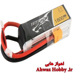 باتری Tattu لیتیوم پلیمر 3 سل - 1800mah و دیس شارژ 45C