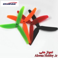 ملخ 5030 سه پر مدل ABS اورجینال Gemfan پک 4 تایی مدل Racing همراه بوش شافت ملخ 5030 سه پر مدل ABS اورجینال Gemfan پک 4 تایی مدل Racing همراه بوش شافت