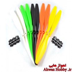 ملخ 1045 APC ایمکس کالر (4.5*10) در چند رنگ مختلف-ملخ کوادکوپتر 1045 همراه بوش شافت