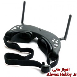 عینک FPV تصویری Goggle با گیرنده داخلی 32 کانال Dual Diversity و دارای هدترکر شرکت SkyZone