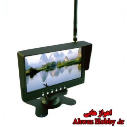 مانیتور 7 اینچ LED دارای گیرنده داخلی تصویر 5.8 GHz 