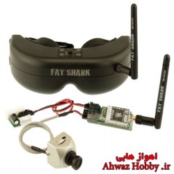 عینک FPV تصویری FatShark Teleporter V3 با ست اختصاصی دوربین رکوردر و ارسال تصویر 