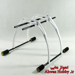 پایه فرود لندینگ گیر کمانی بزرگ کربن ویژه F450 و F550 و X500 و انواع دیگر مولتی روتور