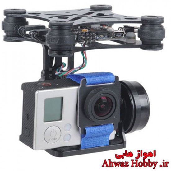 گیمبال دومحوره Flycat GLB 2D به همراه بست نگه دارنده دوربین ویژه گوپرو و شیائومی ساخت OCDAY