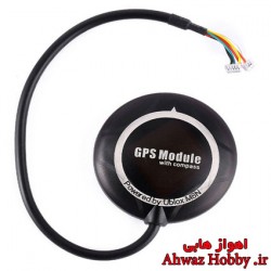 ماژول GPS-GLONASS سرعت بالا قابدار GPS Ublox NEO M8N ورژن 2 همراه با قطبنما (کامپس) مخصوص APM و PIXHAWK