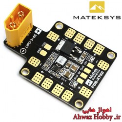 برد توزیع برق حرفه ای PDB-XT60 اورجینال با خروجی رگولاتور BEC دوگانه 5 ولت و 12 ولت مخصوص FPV Racing ساخت Matek