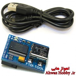 ماژول پروگرامر FTDI Tool خروجی 6 پین همراه کابل USB مخصوص پروگرام کردن فلایت کنترل ساخت CRIUS