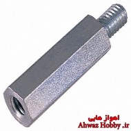 اسپیسر فلزی M3 سایز 3 نری مادگی به طول 30mm