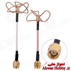 آنتن خورشیدی پولاریزه 3پر 4پر گین بالا-یک جفت-5.8G فرستنده گیرنده ساخت بوسکام قدرت 5db