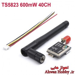 فرستنده بیسیم تصویر و صدا 600 میلی وات TS5823 مینی 5.8 گیگاهرتز 40 کانال ساخت EWRF